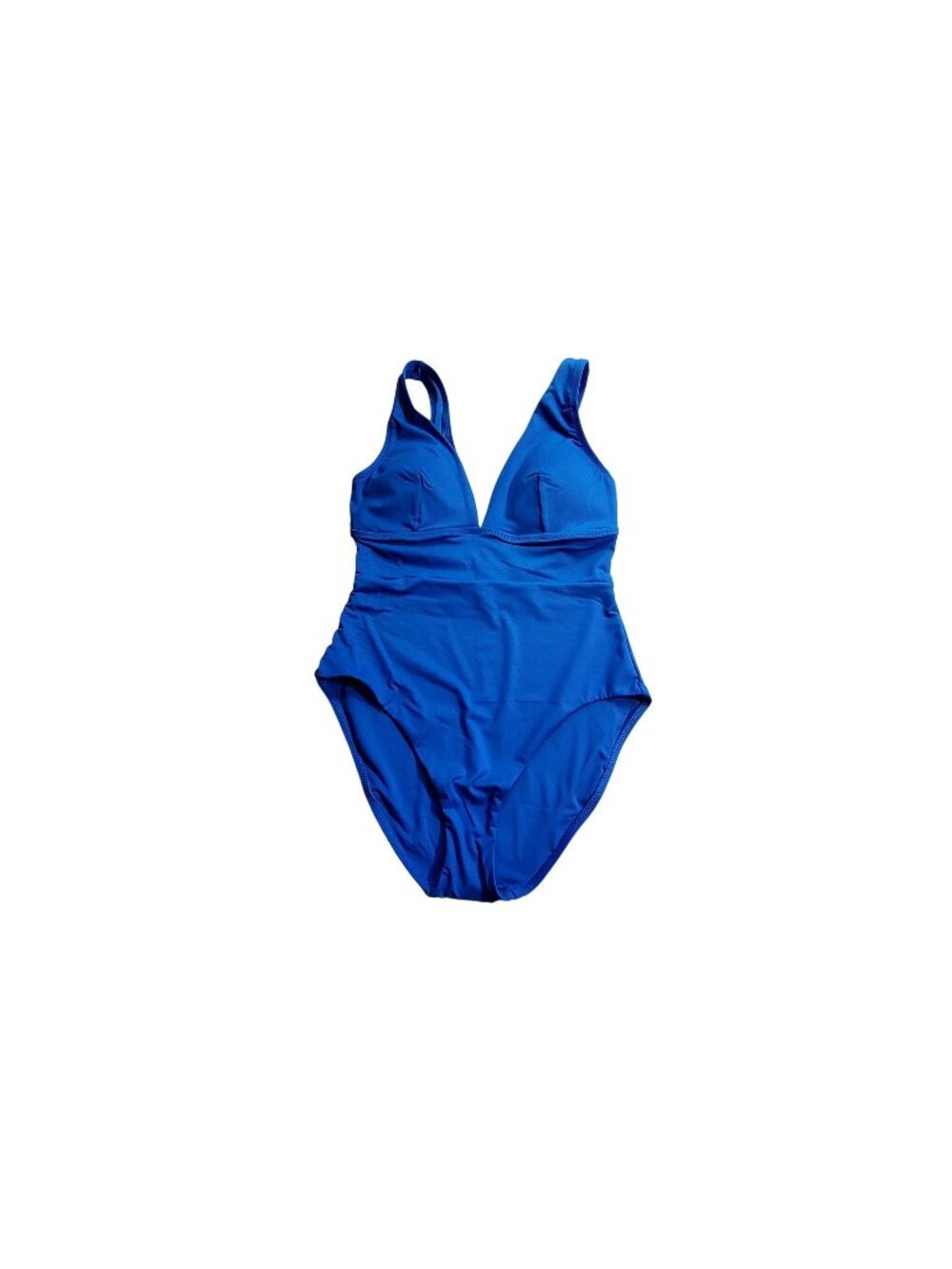 Tommy Bahama Womens Blue Ruched One-Piece Swimsuit Size 8  Supportive straps